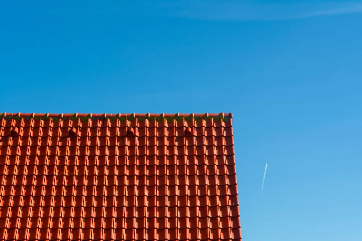 Tile roof gable in full sun, the kind of exposure that sets roof life in Winter Haven, FL